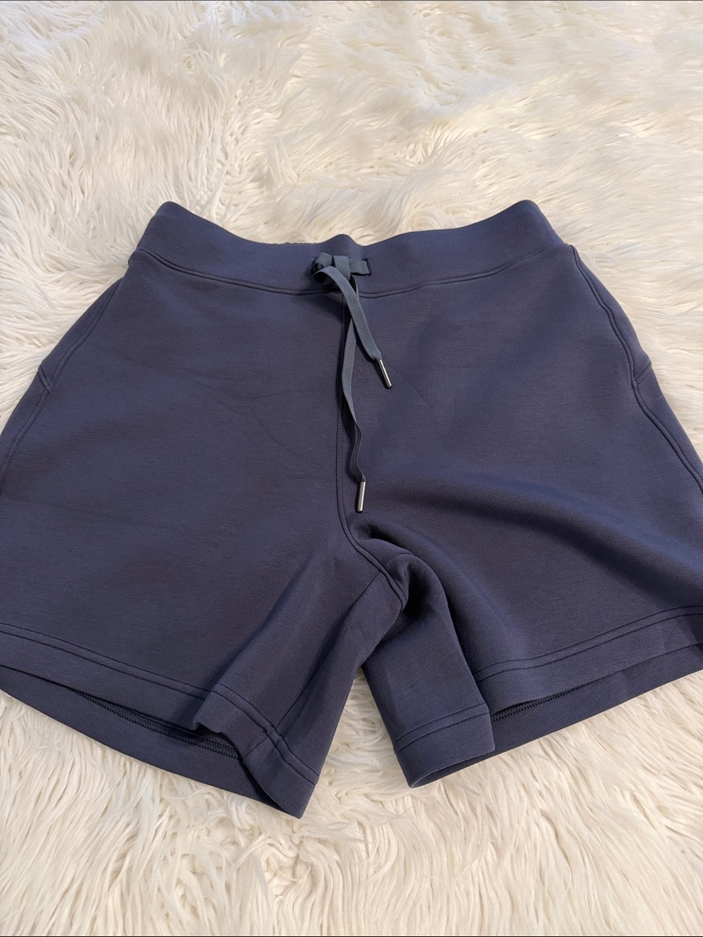 SPANX Navy Drawstring Athletic Shorts size M BNWOT - Picture 7 of 8